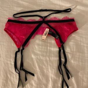 NEW Hot Pink Victoria’s Secret Lace Garter